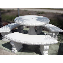 Hot sale carving garden outdoor stone granite table and chairs